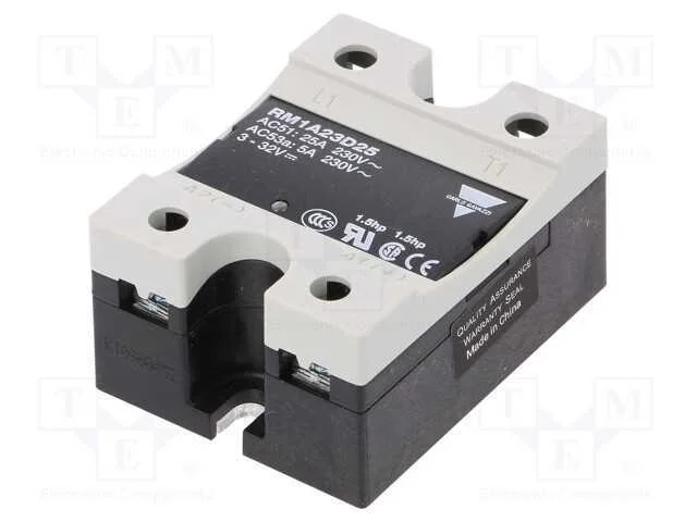 Rel&eacute;: Semicondutores, Ucoma: 3&divide;32vdc, 25a, 24&divide;265vac, -20&divide;70c