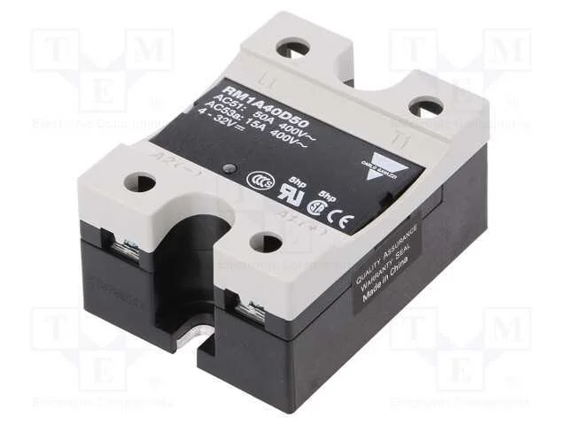 Rel&eacute;: Semicondutores, Ucoma: 4&divide;32vdc, 50a, 42&divide;440vac, -20&divide;70c