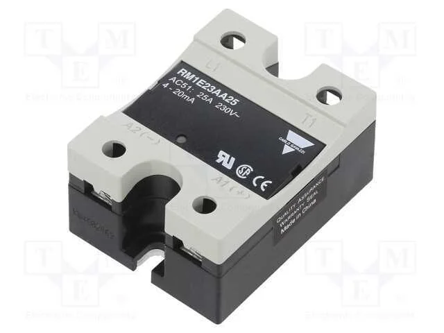 Rel&eacute;: Semicondutores, Icoma: 4&divide;20ma, 25a, 90&divide;280vac, -20&divide;70c