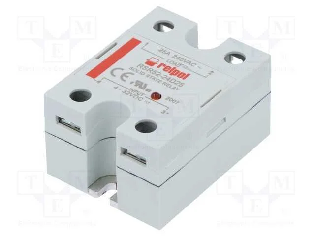 Rel&eacute;: Semicondutores, Ucoma: 4&divide;32vdc, 25a, 48&divide;280vac, -30&divide;80c