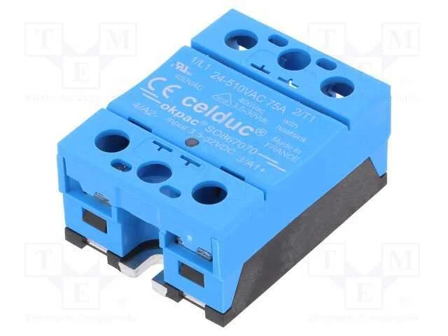 Rel&eacute;: semicondutores, Ucoma: 3,5&divide;32VDC, 75A, 24&divide;5.