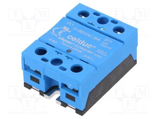 Rel&eacute;: semicondutores, Ucoma: 3&divide;32VDC, 25A, 12&divide;280.