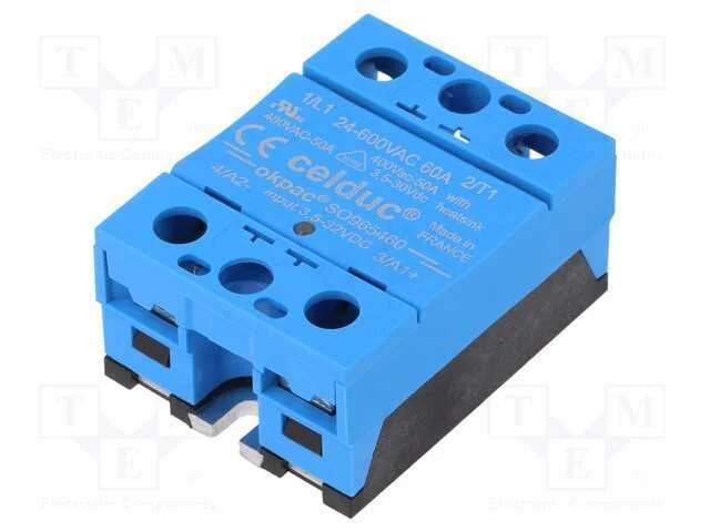 Rel&eacute;: semicondutores, Ucoma: 3,5&divide;32VDC, 60A, 24&divide;6.