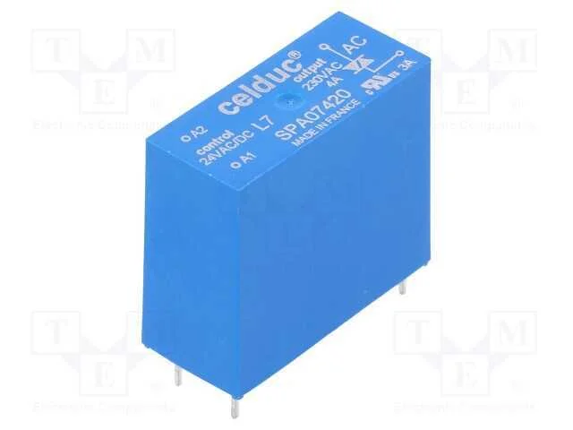 Rel&eacute;: Semicondutores, Spst-No, Ucoma: 15&divide;30vdc, Ucom: 15&divide;30vac, 4a