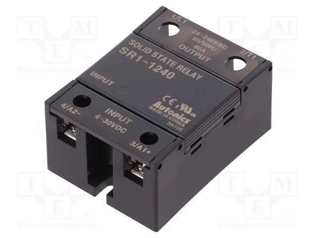 Rel&eacute;: Semicondutores, Ucoma: 4&divide;30vdc, 40a, 24&divide;240vac, Roscado