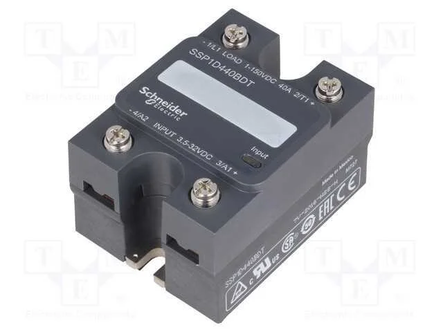 Rel&eacute;: semicondutores, Ucoma: 3,5&divide;32VDC, 40A, 1&divide;15.