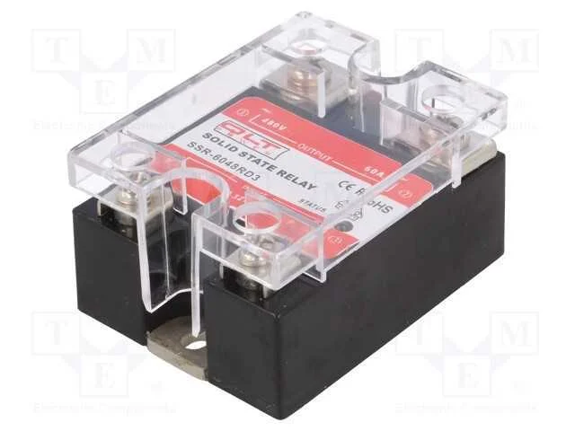 Rel&eacute;: Semicondutores, Ucoma: 4&divide;32vdc, 60a, 44&divide;480vac, S&eacute;rie: Ssr-R