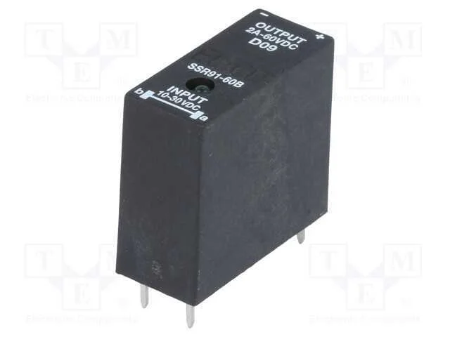 Rel&eacute;: Semicondutores, Spst-No, Ucoma: 10&divide;30vdc, 2a, Max.60vdc