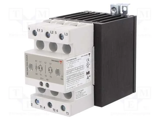 Rel&eacute;: Semicondutores, 40a, Ucom: 42&divide;660vac, 3-F&aacute;sico, S&eacute;rie: Rgc2