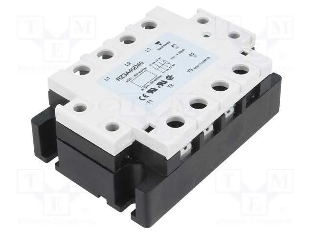 Rel&eacute;: Semicondutores, 40a, Ucom: 24&divide;440vac, 3-F&aacute;sico, -30&divide;80c