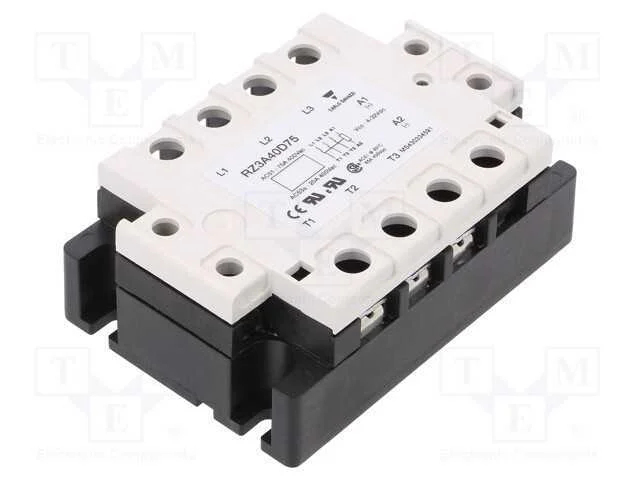 Rel&eacute;: Semicondutores, 75a, Ucom: 24&divide;440vac, 3-F&aacute;sico, -30&divide;80c