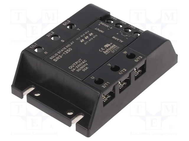 Rel&eacute;: semicondutores, 50A, Ucom: 24&divide;240VAC, 3-f&aacute;s.