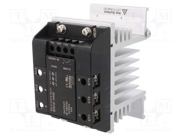 Rel&eacute;: semicondutores, 40A, Ucom: 48&divide;480VAC, 3-f&aacute;s.