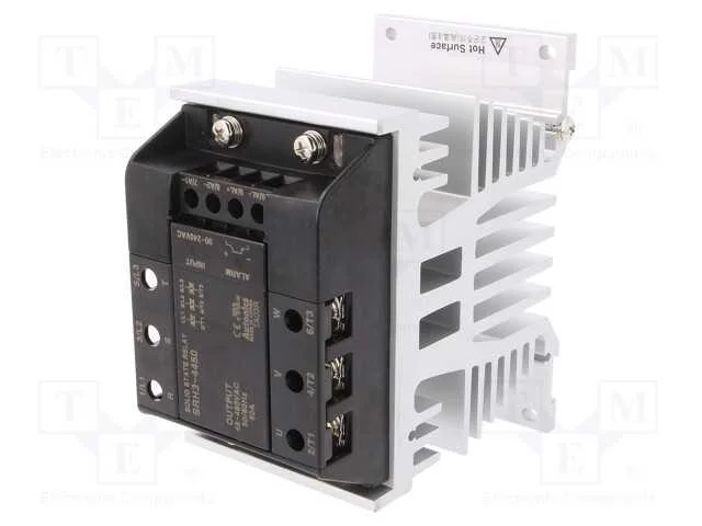 Rel&eacute;: semicondutores, 50A, Ucom: 48&divide;480VAC, 3-f&aacute;s.