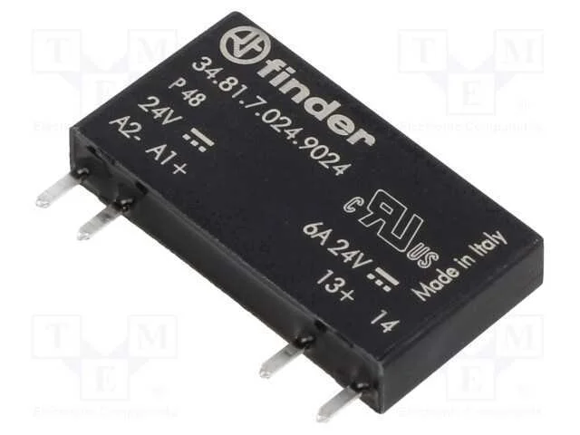 Rel&eacute;: Semicondutores, Ucoma: 16&divide;30vdc, 6a, 1,5&divide;24.