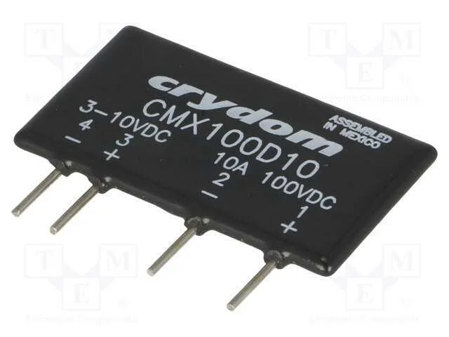 Rel&eacute;: Semicondutores, Ucoma: 3&divide;10vdc, 10a, 0&divide;100vdc, Tht, Sip