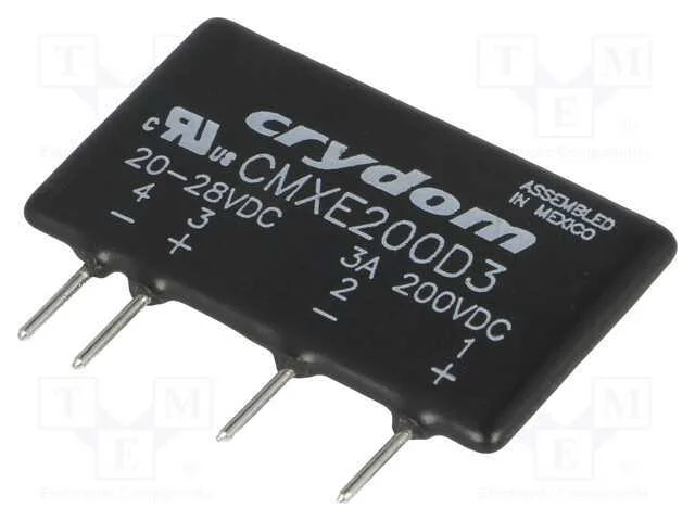 Rel&eacute;: Semicondutores, Ucoma: 20&divide;28vdc, 3a, 0&divide;200vdc, Tht, Sip
