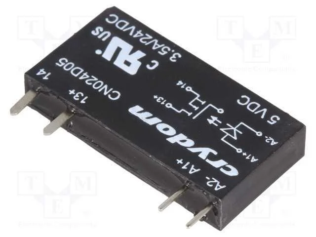 Rel&eacute;: semicondutores, Ucoma: 3&divide;12VDC, 3,5A, 0&divide;24V.