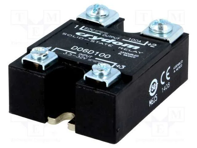 Rel&eacute;: semicondutores, Ucoma: 3,5&divide;32VDC, 100A, 0&divide;6.