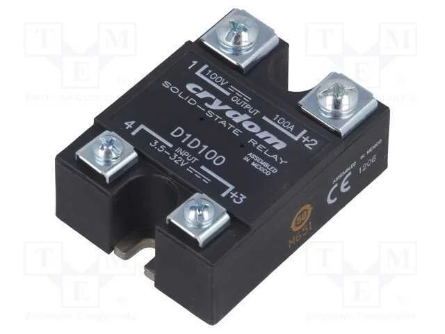 Rel&eacute;: semicondutores, Ucoma: 3,5&divide;32VDC, 100A, 1&divide;1.