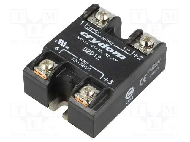 Rel&eacute;: semicondutores, Ucoma: 3,5&divide;32VDC, 12A, 1&divide;20.