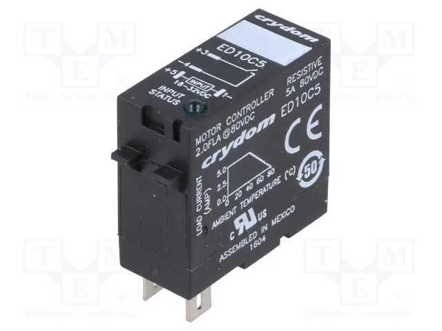 Rel&eacute;: Semicondutores, Ucoma: 18&divide;32vdc, 5a, 1&divide;80vdc, Base, S&eacute;rie: Ed
