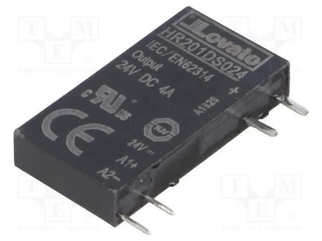 Rel&eacute;: Semicondutores, Ucoma: 24vdc, 4a, 3&divide;28vdc, Base, S&eacute;rie: Hr20