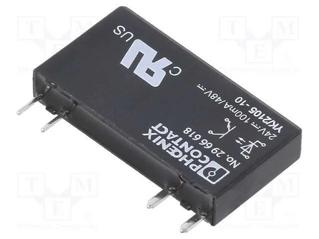 Rel&eacute;: semicondutores, Ucoma: 24VDC, 100mA, 3&divide;48VD.
