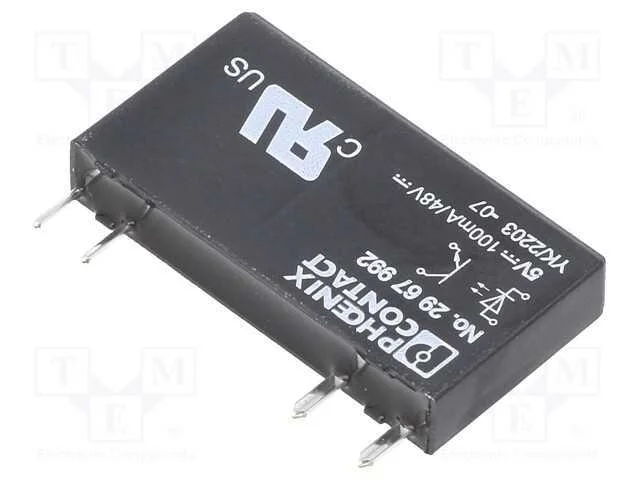 Rel&eacute;: semicondutores, Ucoma: 4&divide;6VDC, 100mA, 3&divide;48V.