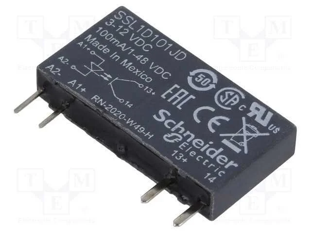 Rel&eacute;: Semicondutores, Ucoma: 3&divide;12vdc, Max.48vdc, Base, S&eacute;rie: Ssl