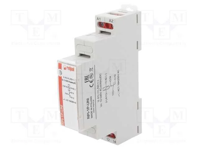 Rel&eacute;: de Instala&ccedil;&atilde;o, Monoest&aacute;vel, Spdt, 16a, Ucom: Max.300vac, Ip20