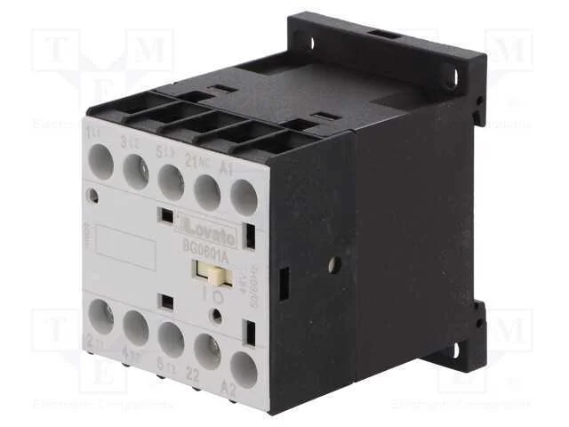 Contator: 3 Polos, No X3, Contatos Auxiliares: Nc, 48vac, 6a, Bg