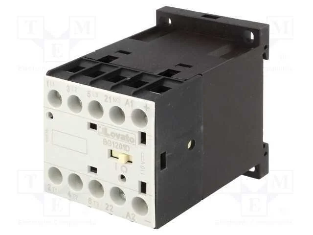 Contator: 3 Polos, No X3, Contatos Auxiliares: Nc, 110vdc, 12a