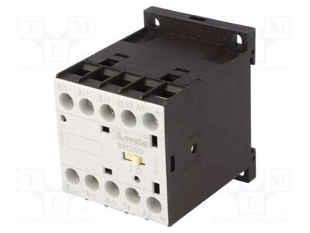 Contator: 3 polos, NO x3, Contatos auxiliares: NO.