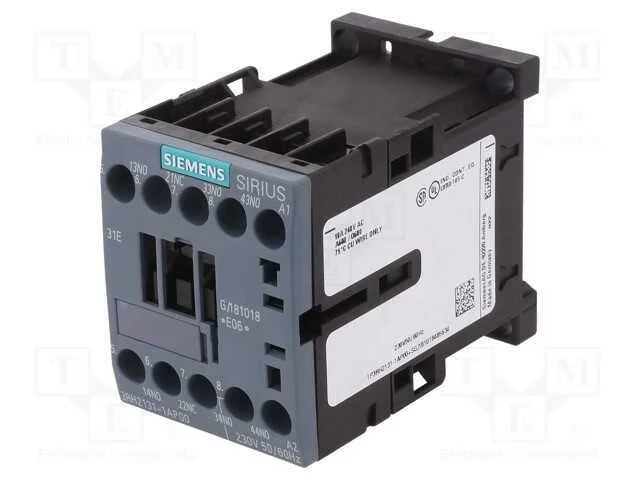 Contator: 4-De Polo, Nc + No X3, 230vac, 10a, 3rh20, -25&divide;60c
