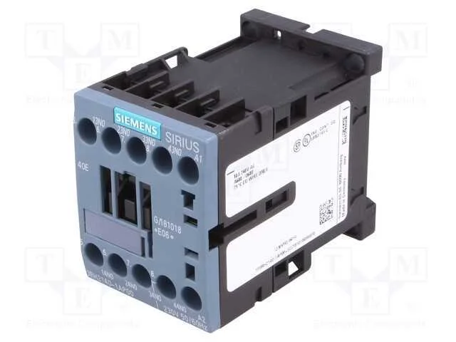 Contator: 4-de polo, NO x4, 230VAC, 10A, 3RH20, -.