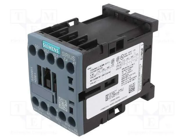 Contator: 4-de polo, NO x4, 110VAC, 9A, no painel.