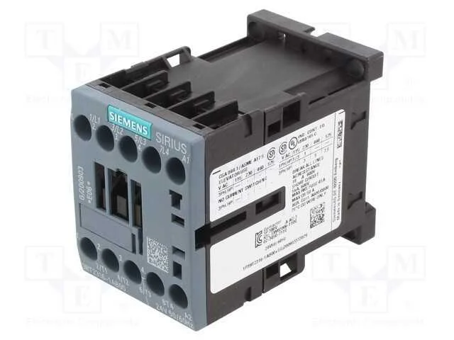 Contator: 4-de polo, NO x4, 24VAC, 9A, no painel,.