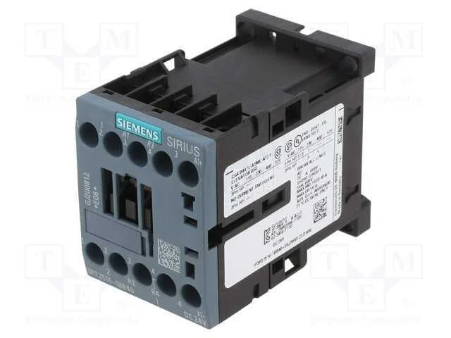 Contator: 4-de polo, NC x2 + NO x2, 24VDC, 9A, 3R.