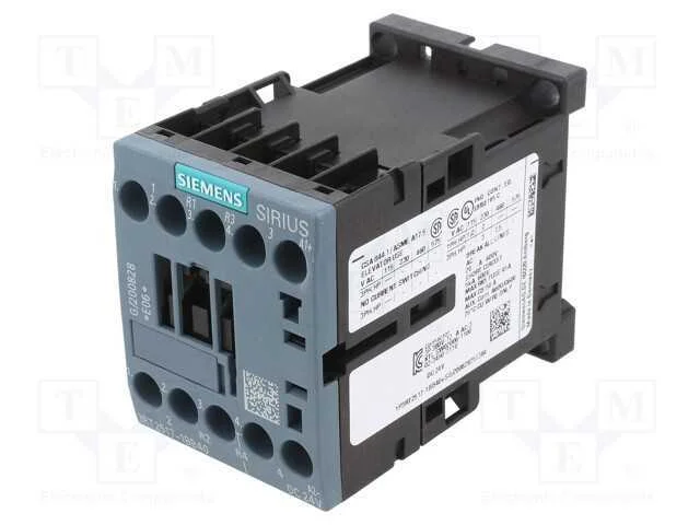 Contator: 4-de polo, NC x2 + NO x2, 24VDC, 12A, 3.