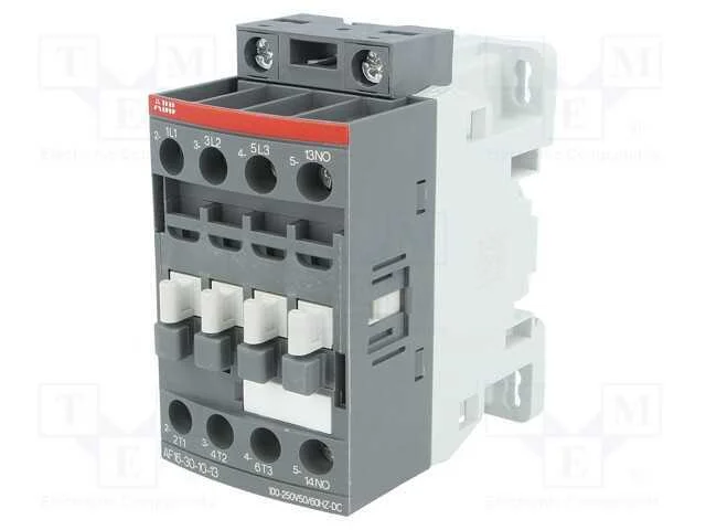 Contator: 3 polos, NO x3, Contatos auxiliares: NO.
