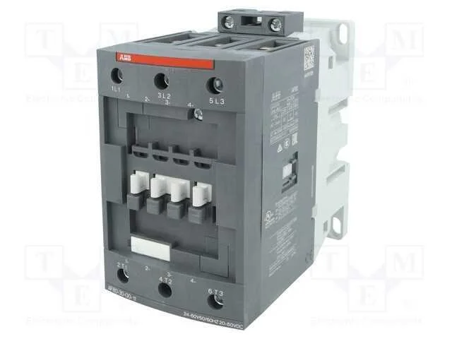 Contator: 3 Polos, No X3, 24&divide;60vac, 20&divide;60vdc, 80a, Af, -25&divide;60c