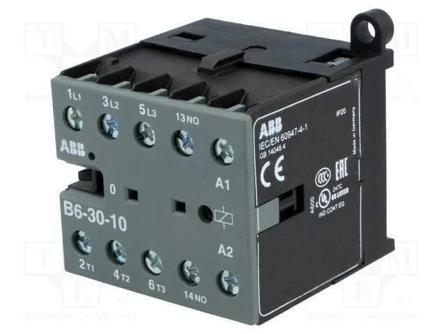 Contator: 3 Polos, No X3, Contatos Auxiliares: No, 220&divide;240vac, 6a