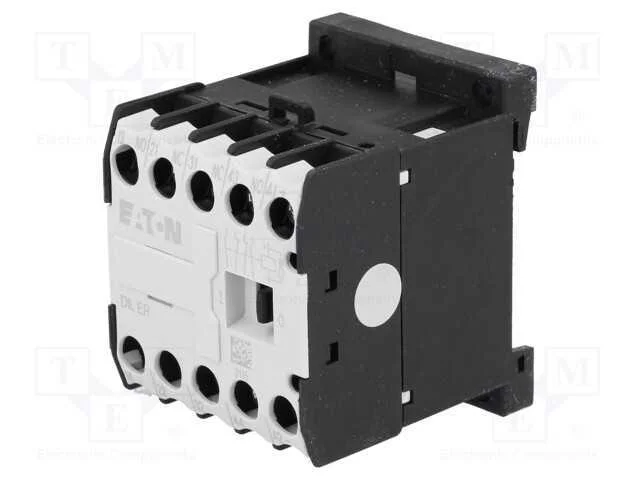 Contator: 4-de polo, NC x2 + NO x2, 24VDC, 6A, DI.
