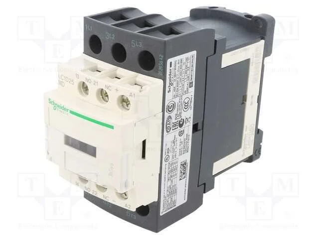 Contator: 3 polos, NO x3, Contatos auxiliares: NO.