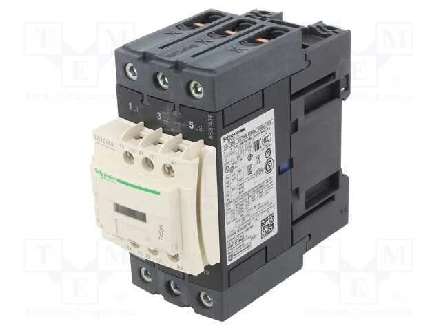 Contator: 3 polos, NO x3, Contatos auxiliares: NO.