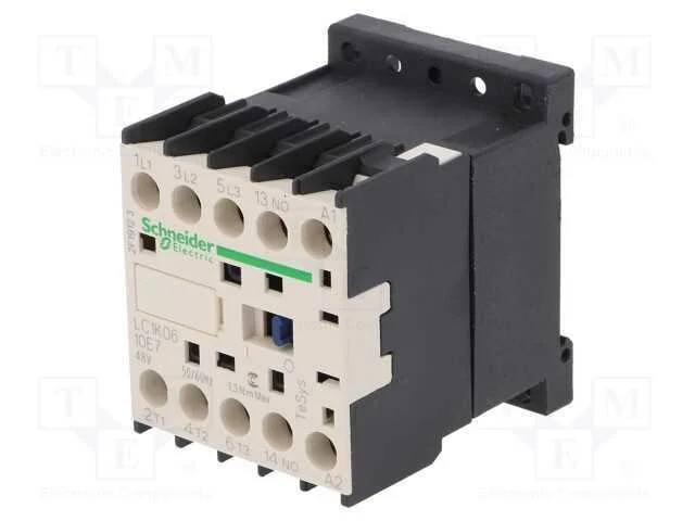 Contator: 3 polos, NO x3, Contatos auxiliares: NO.