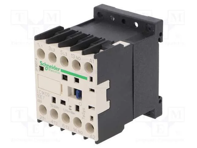 Contator: 3 polos, NO x3, Contatos auxiliares: NO.