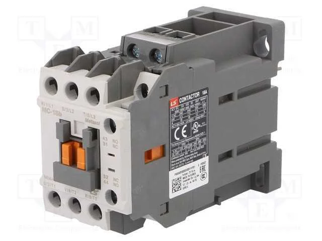 Contator: 3 polos, NO x3, Contatos auxiliares: NO.