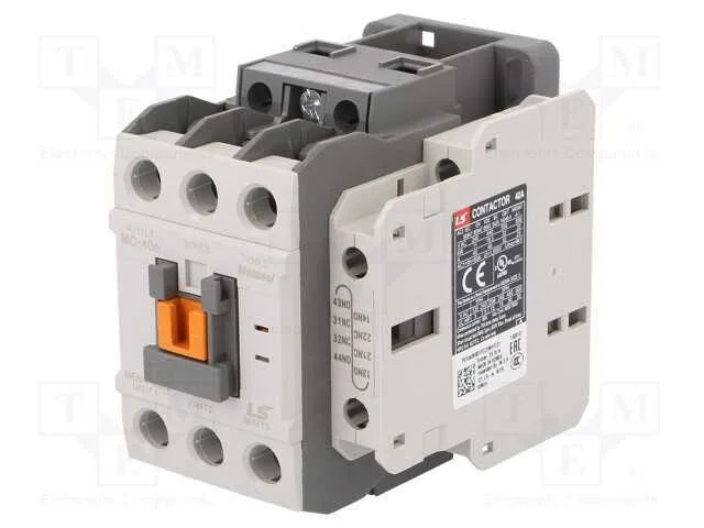 Contator: 3 polos, NO x3, Contatos auxiliares: NO.
